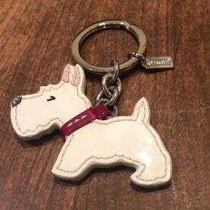Coach Scottie Dog Keychain/Key Fob